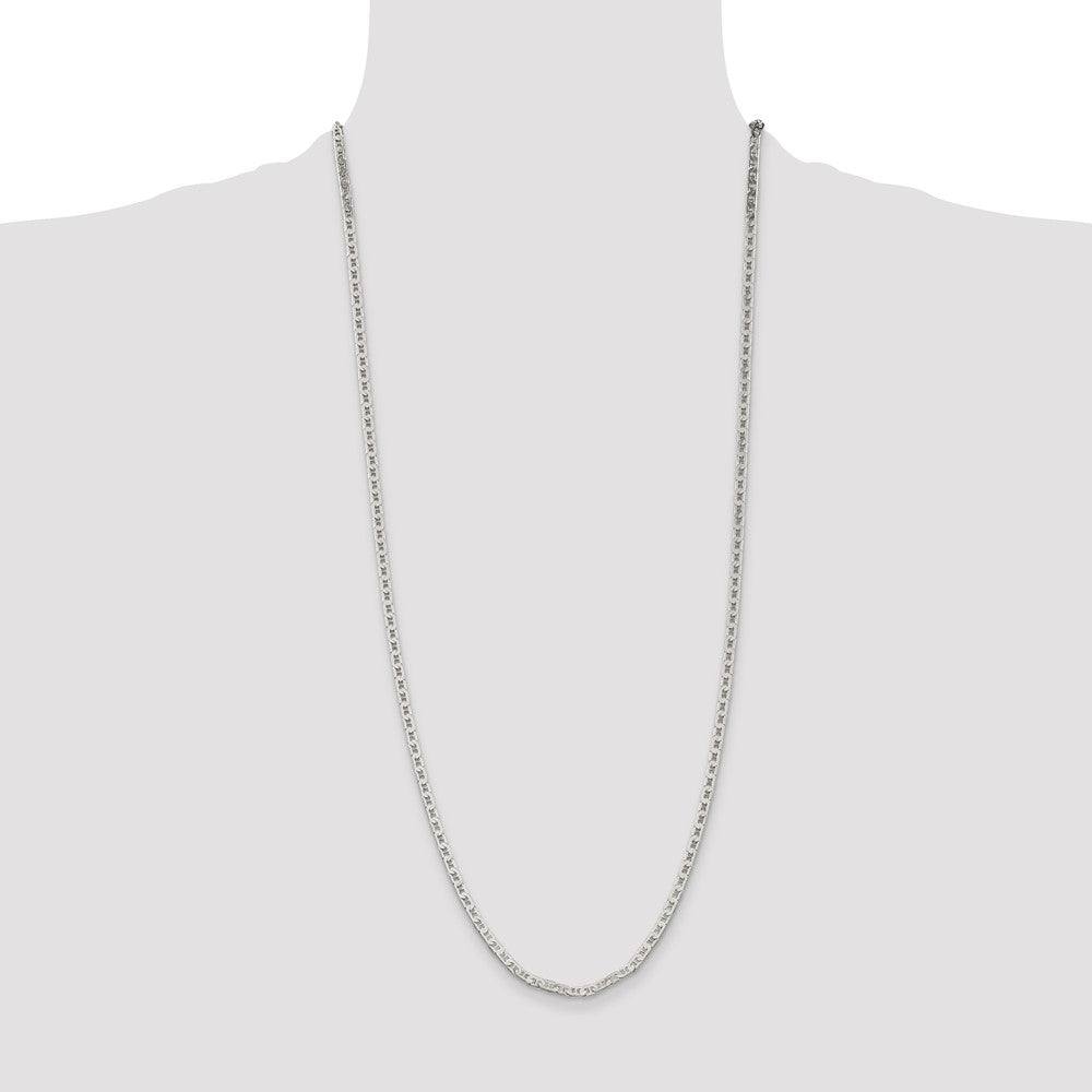 Sterling Silver 3mm Flat Anchor Chain