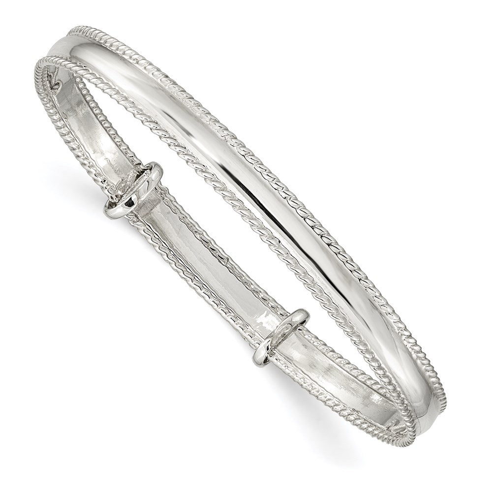 Polished;Engravable;Sterling silver;Adjustable