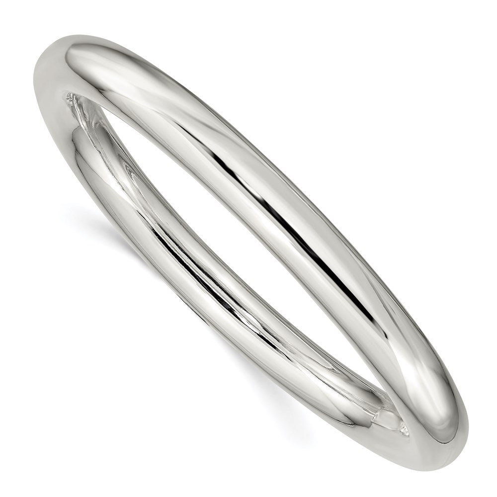 Polished;Hollow;Engravable;Sterling silver;Slip on