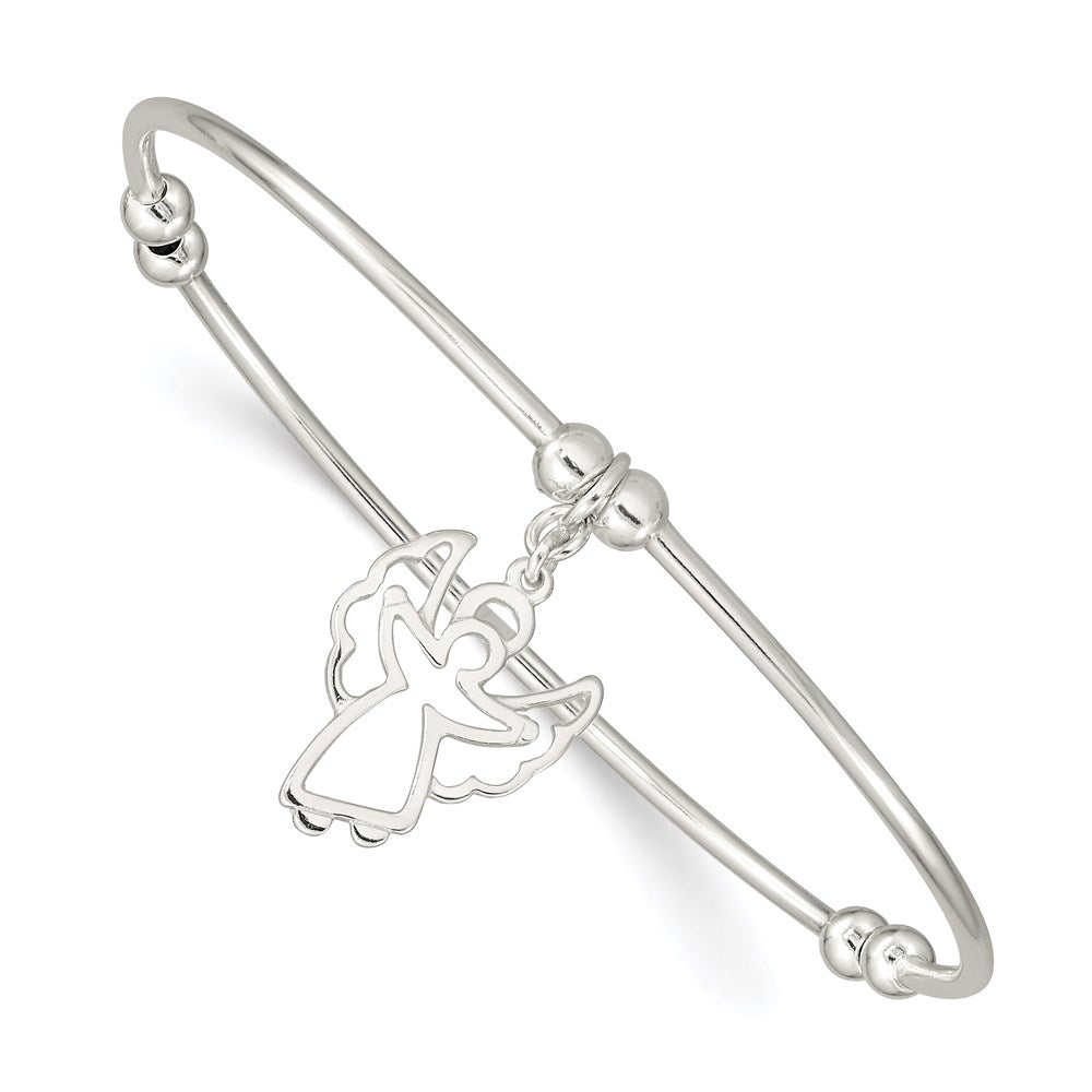 Polished;Hollow;Sterling silver;Moveable;Stretch