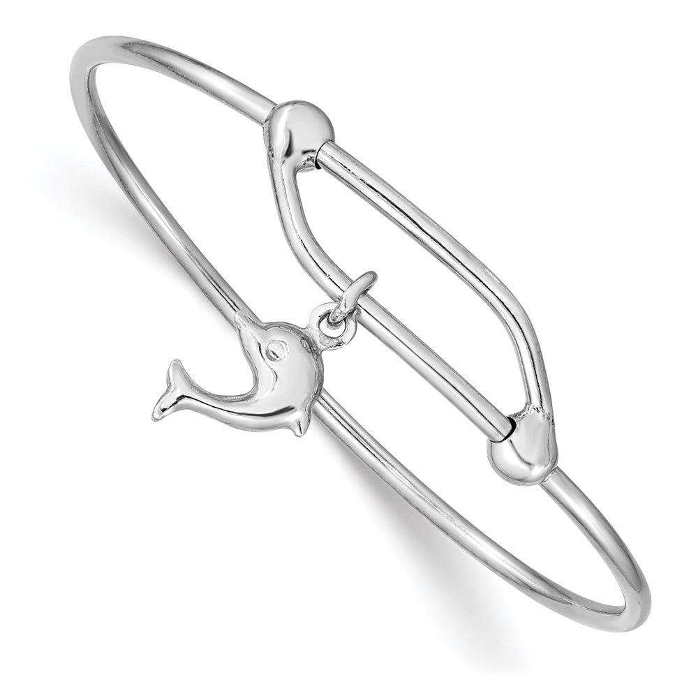 Polished;Sterling silver;Rhodium-plated;Adjustable