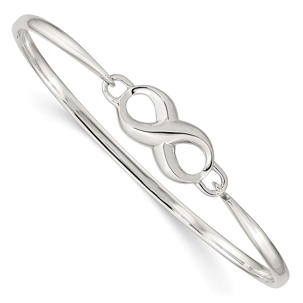 Polished;Hinged;Sterling silver