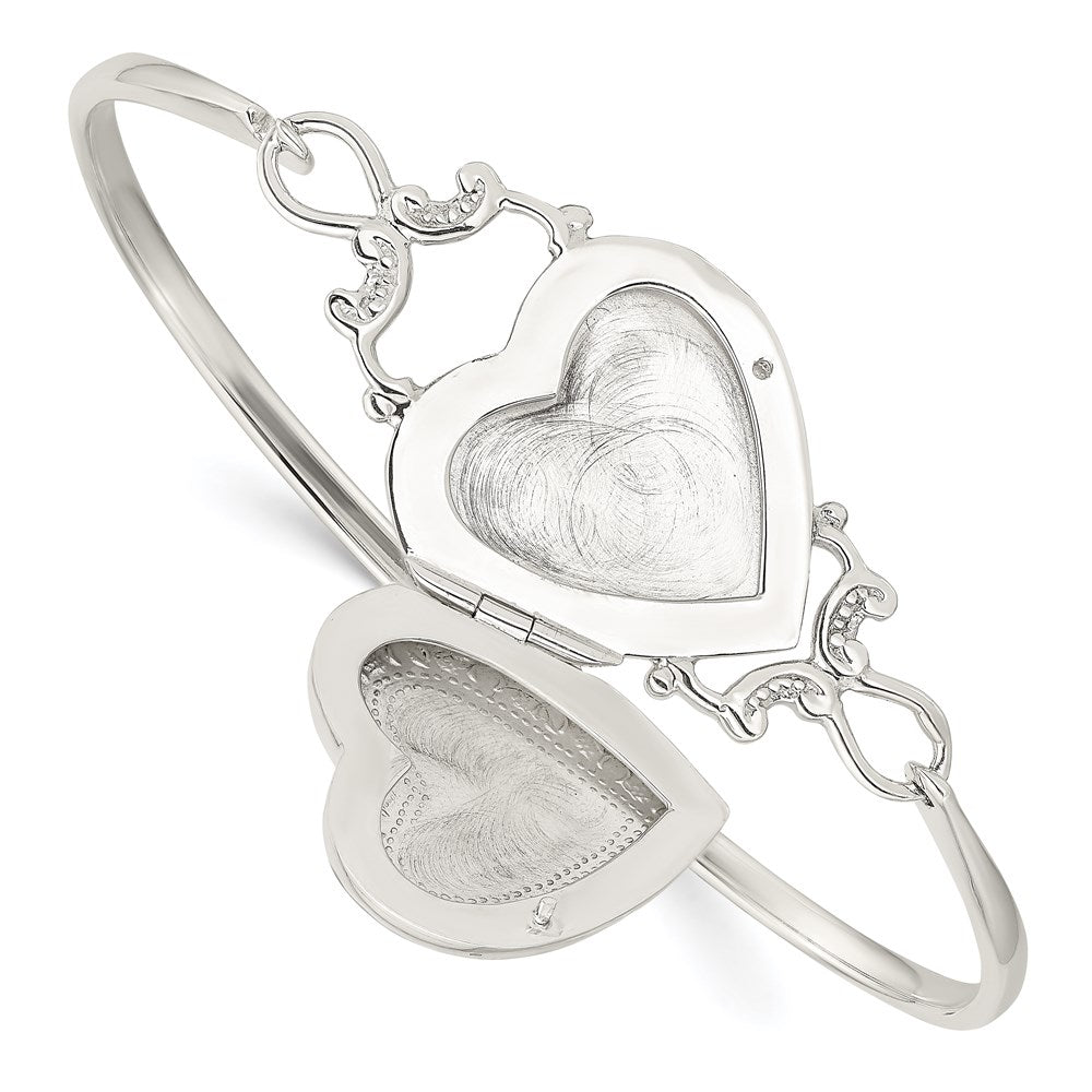 Polished;Engravable;Sterling silver;Not engraveable by QG;Flexible;Opens;Holds 2 photos