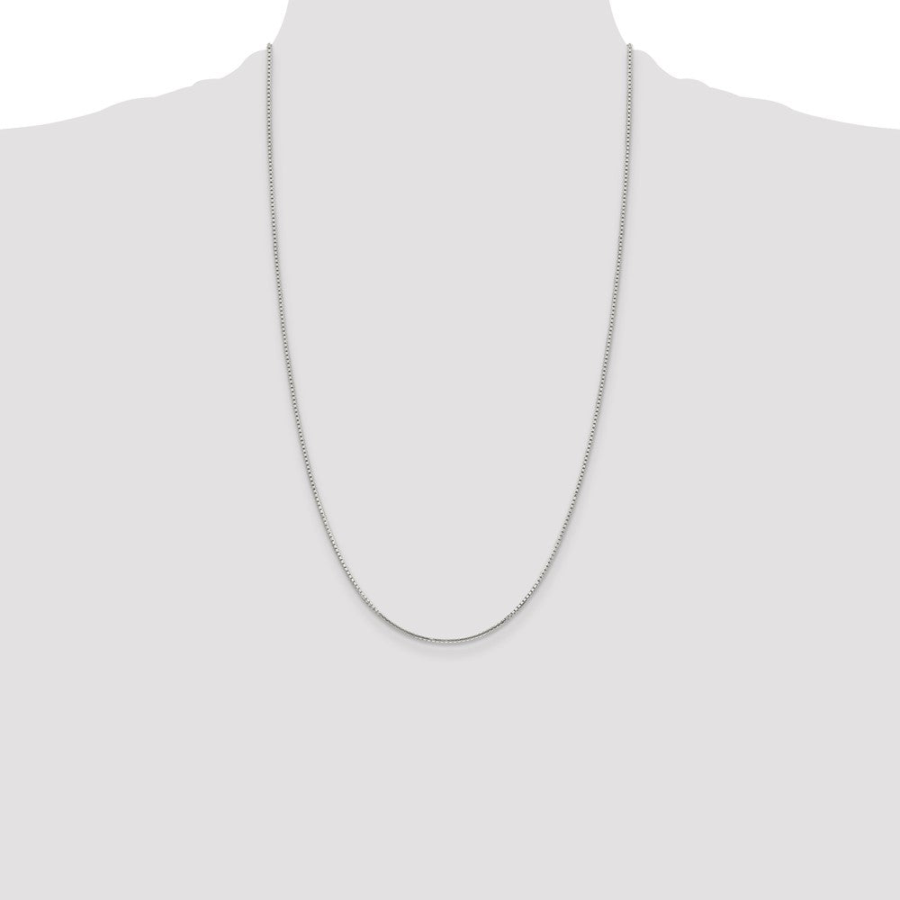 Sterling Silver 1.25mm 8 Sided Box Chain