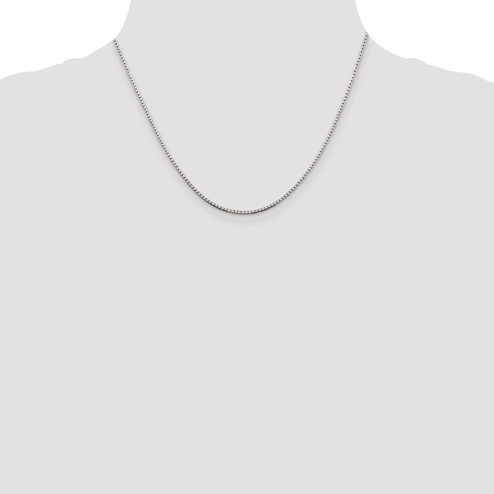 Sterling Silver 1.5mm 8 Sided Box Chain