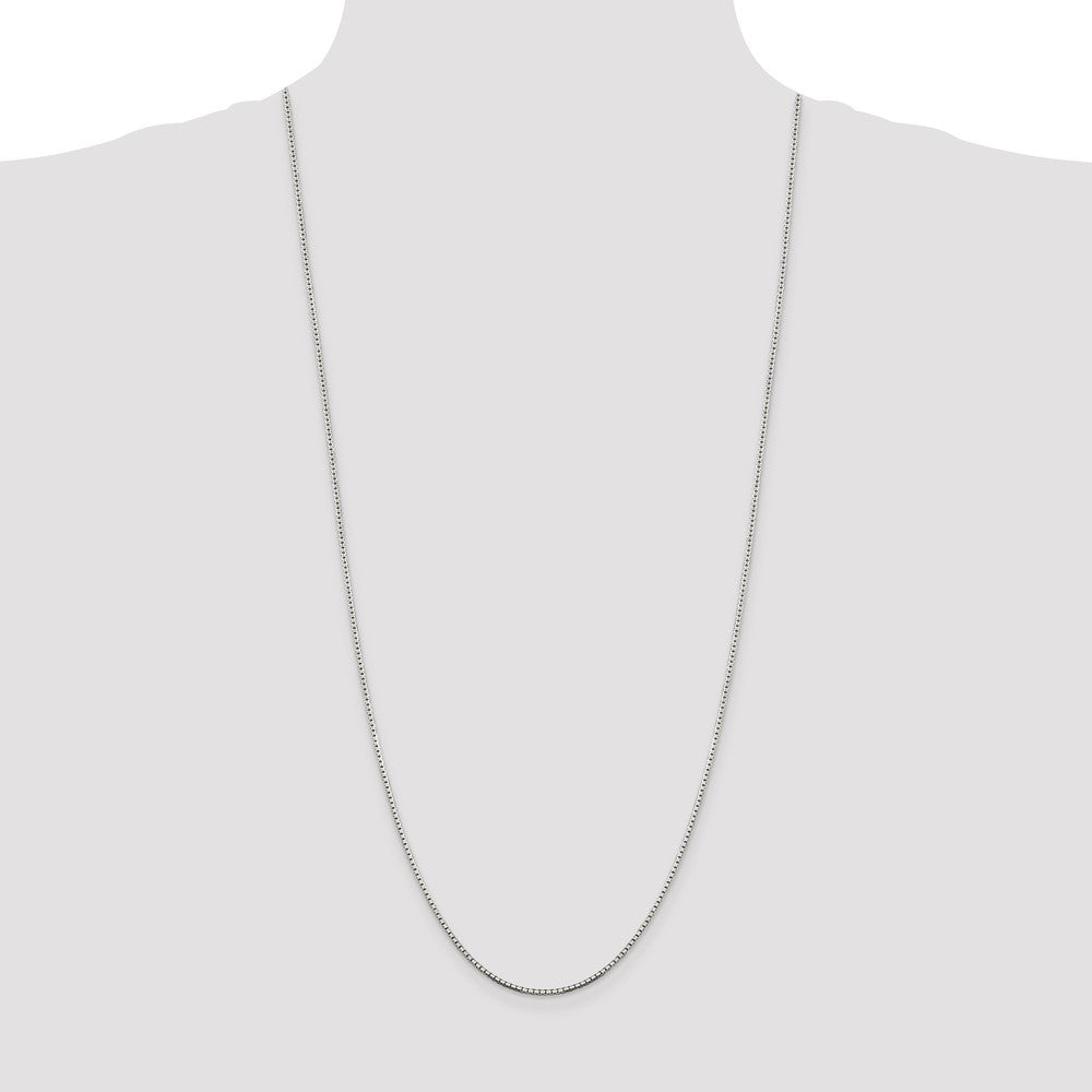 Sterling Silver 1.5mm 8 Sided Box Chain