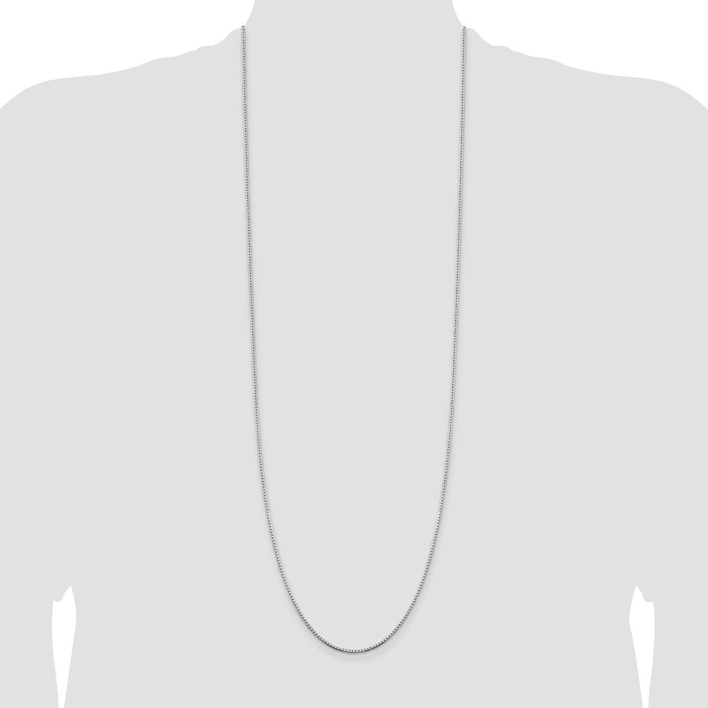 Sterling Silver 1.5mm 8 Sided Box Chain