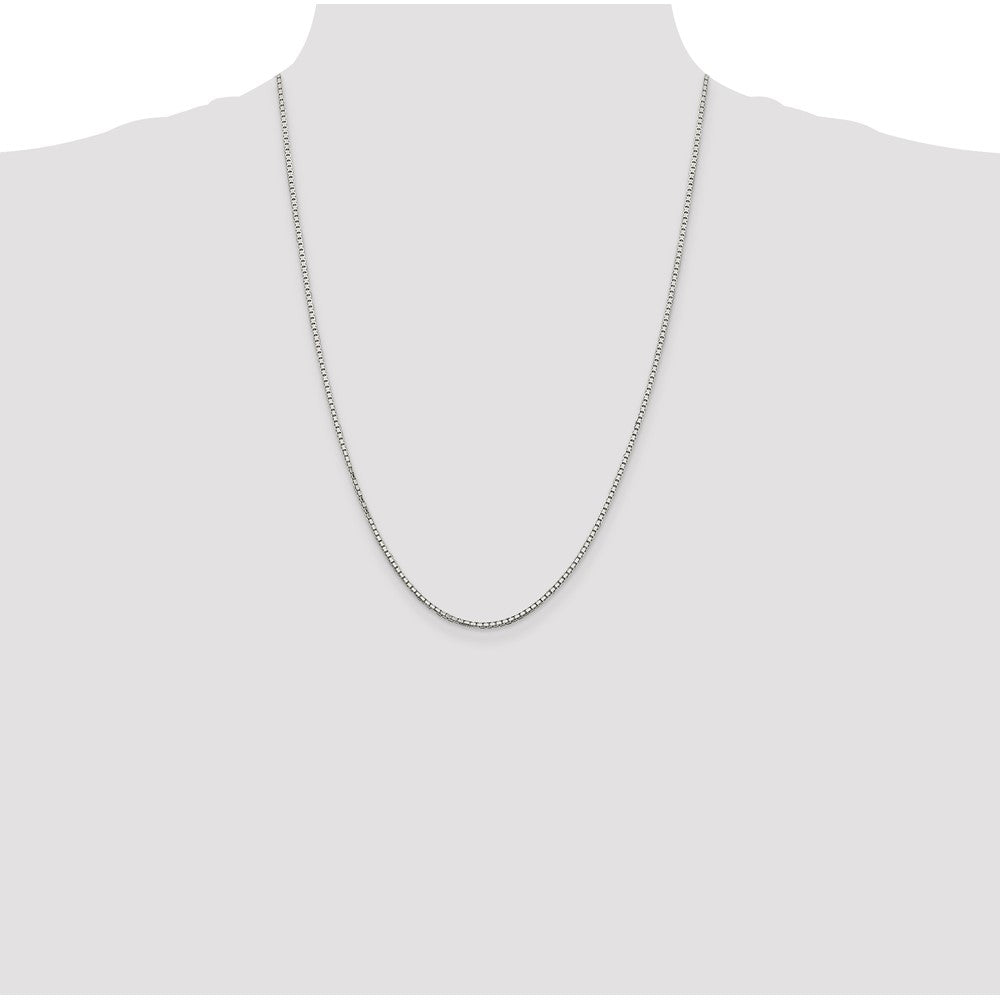 Sterling Silver 1.7mm 8 Sided Box Chain