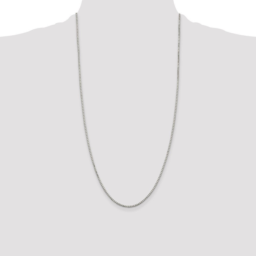 Sterling Silver 1.7mm 8 Sided Box Chain