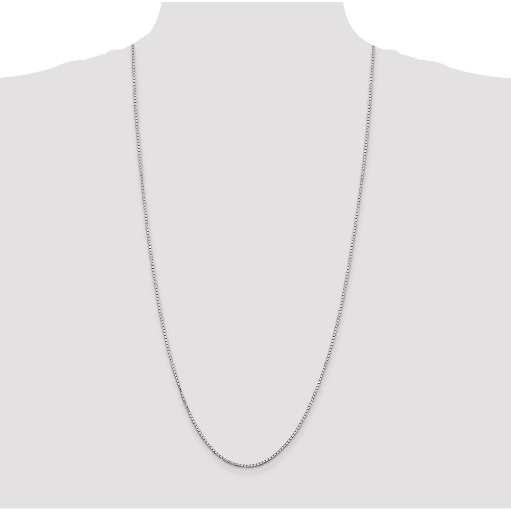 Sterling Silver 1.7mm 8 Sided Box Chain