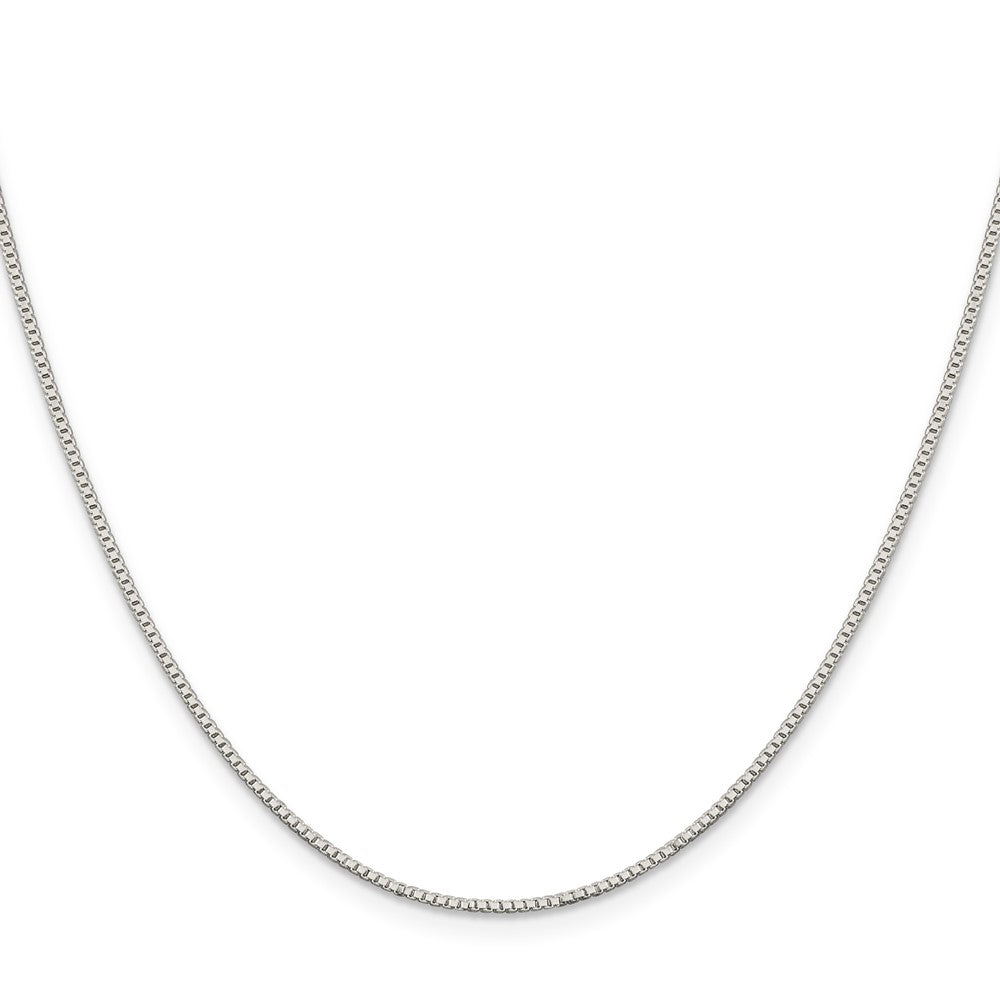 Sterling Silver 1.1mm Box Chain w/4in ext.