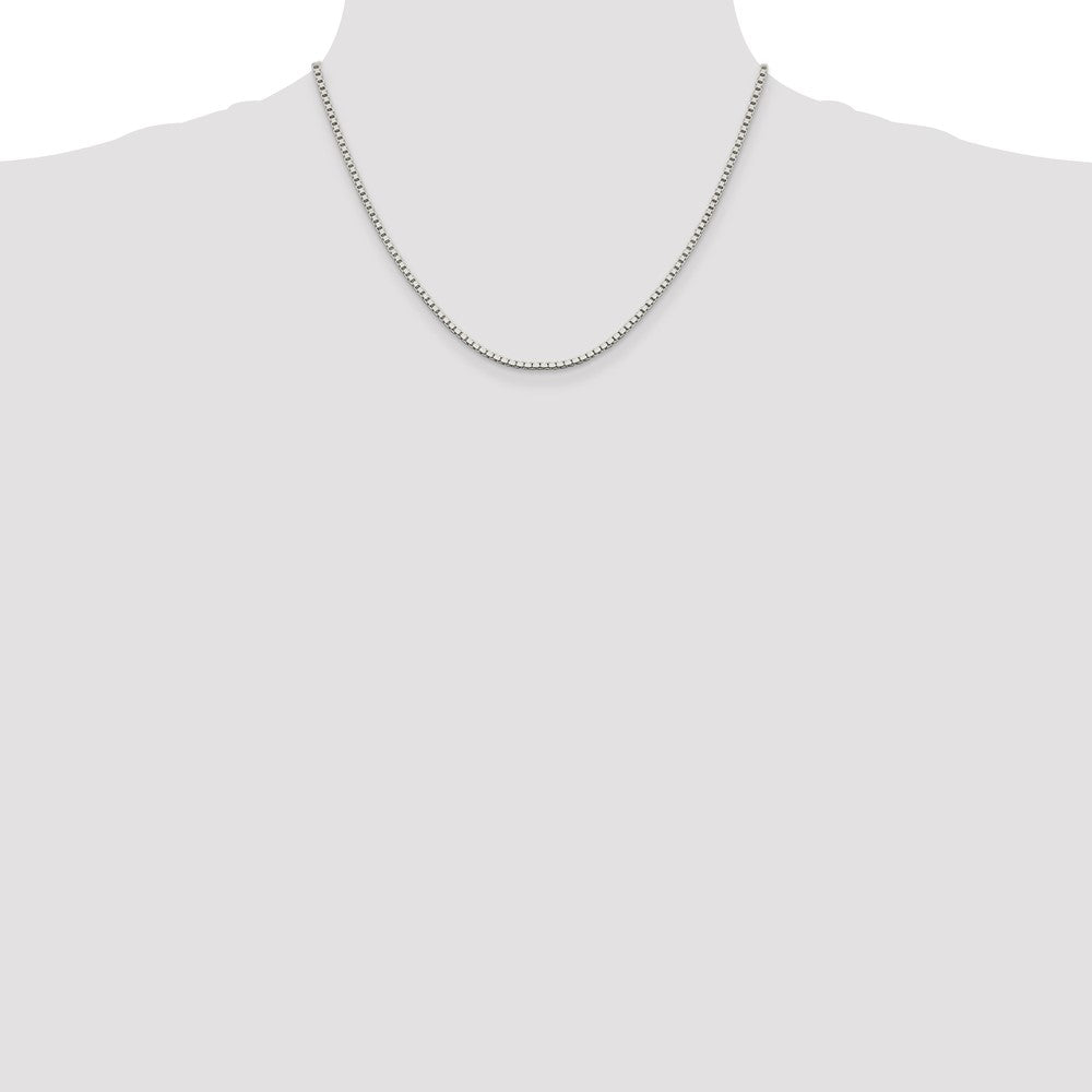 Sterling Silver 1.9mm Box Chain