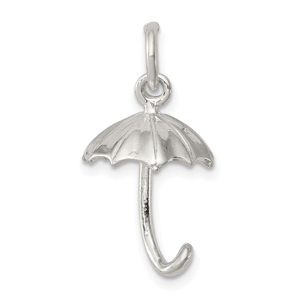 Solid;Casted;Polished;3-D;Sterling silver;Fits up to 3mm