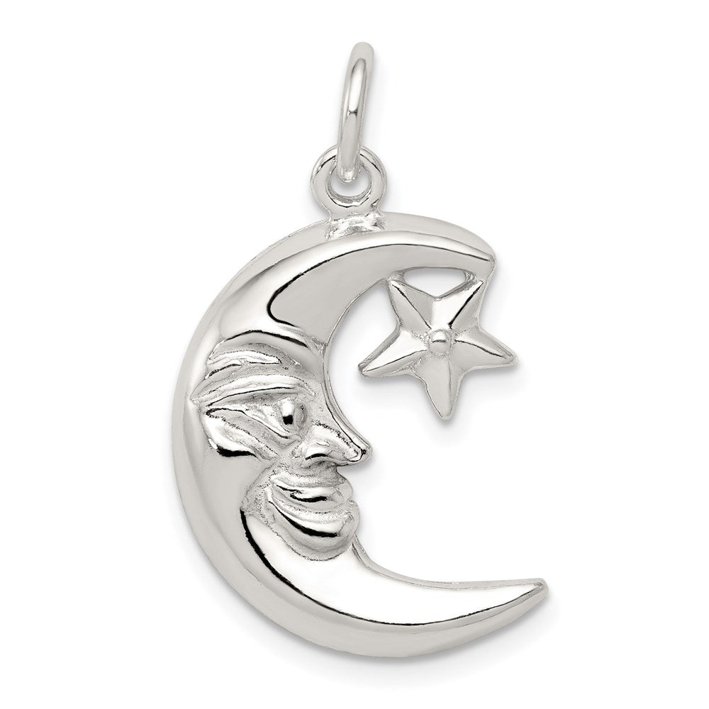 Solid;Casted;Polished;Open back;Sterling silver