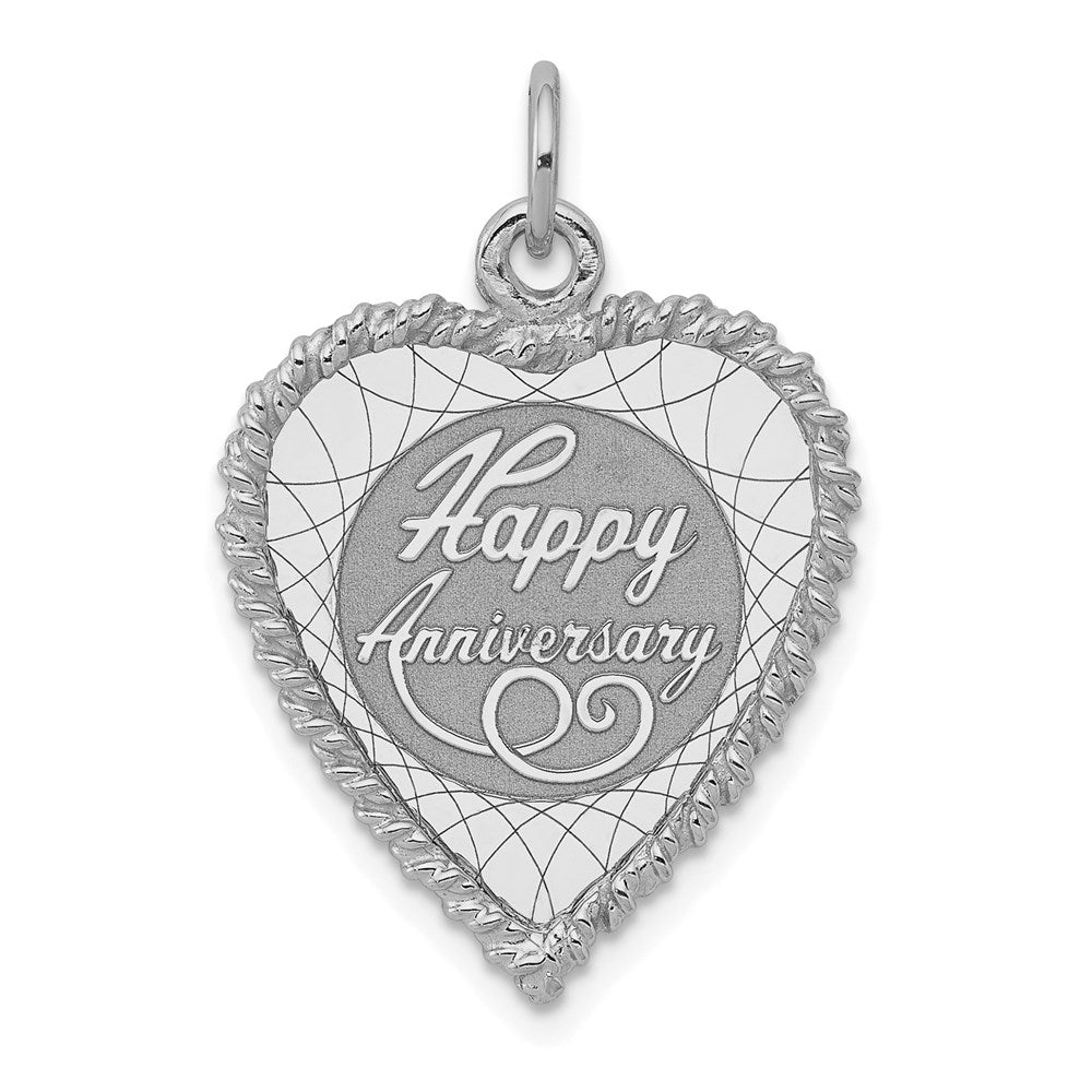 Solid;Die struck;Engravable;Polished back;Sterling silver;Heart;Fits up to 3mm
