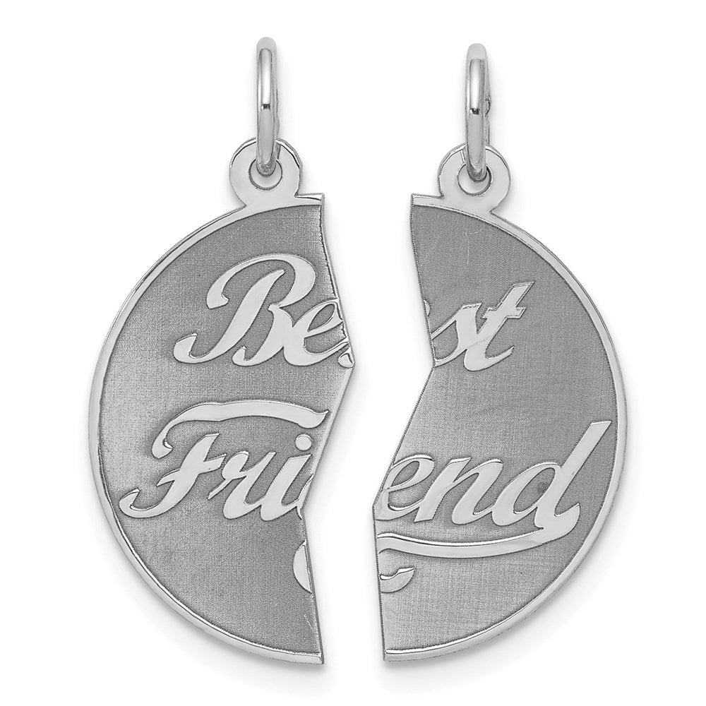 Solid;Die struck;Engravable;Polished back;Sterling silver;Round;Laser Etched;Two piece