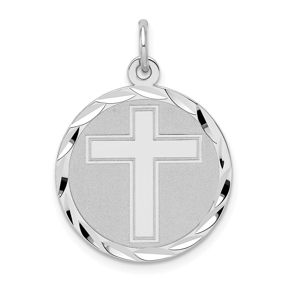 Solid;Engravable;Sterling silver;Faceted;Laser Etched