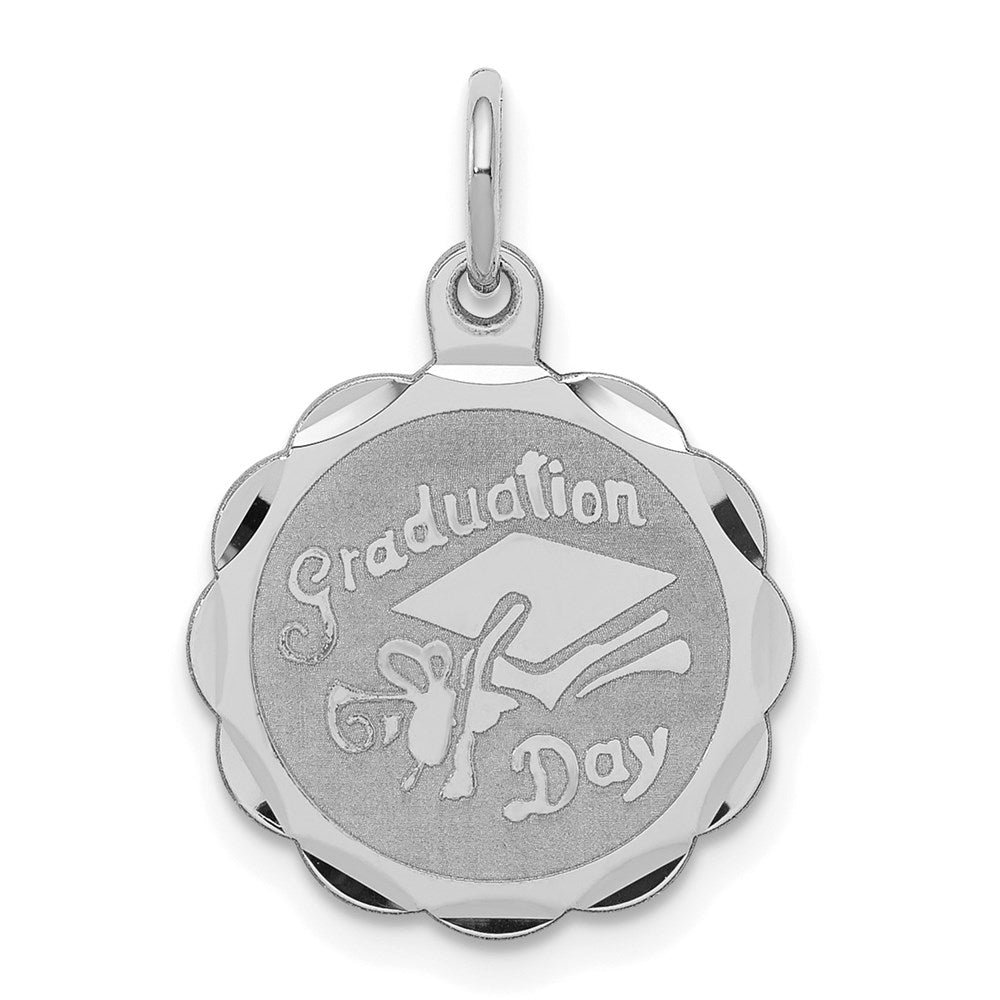 Solid;Die struck;Engravable;Sterling silver;Brocaded disc
