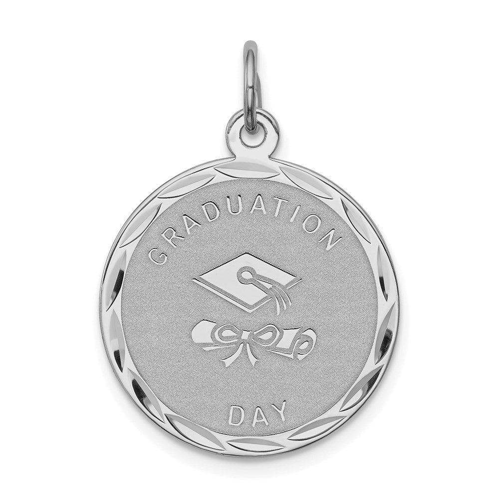 Solid;Die struck;Engravable;Sterling silver;Brocaded disc