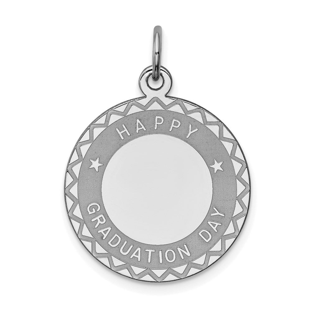 Solid;Die struck;Engravable;Sterling silver;Brocaded disc