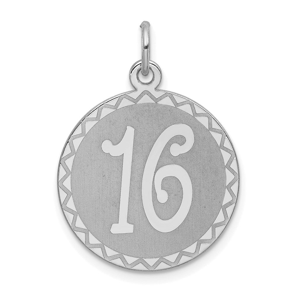 Solid;Die struck;Engravable;Sterling silver;Faceted
