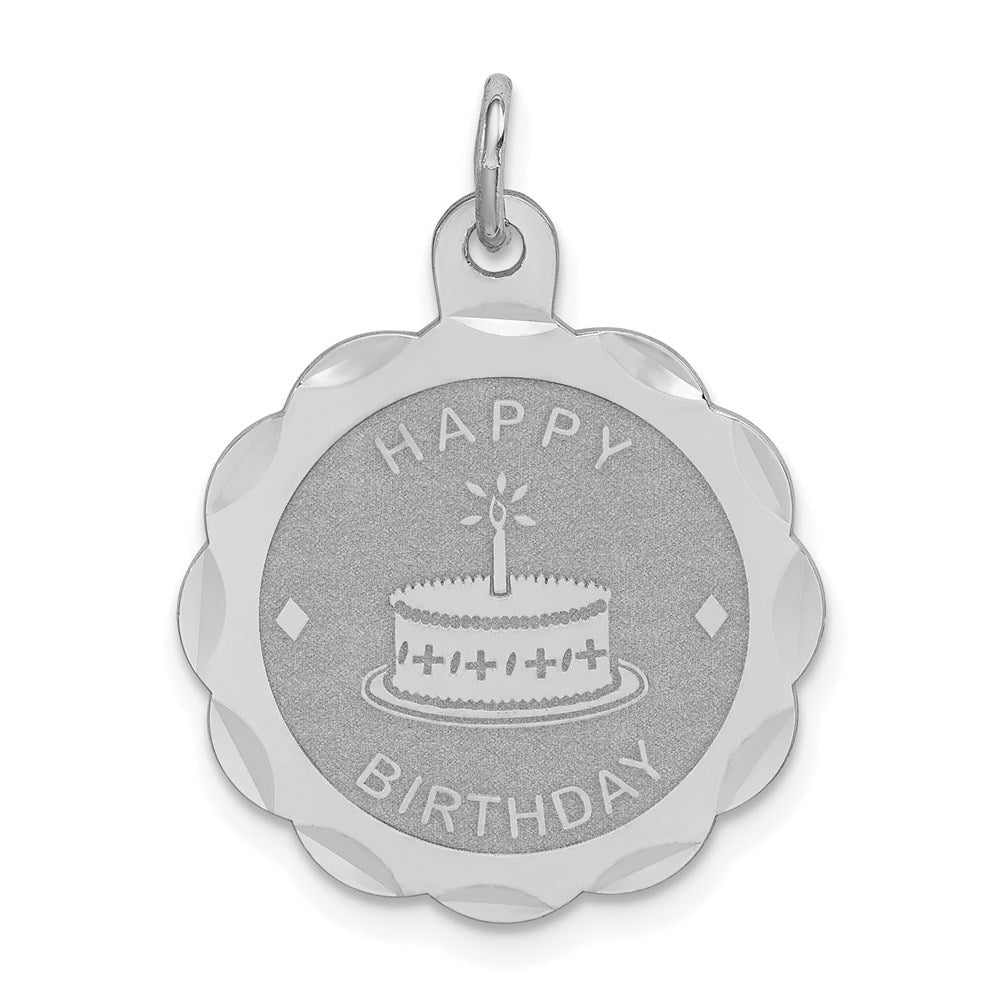Solid;Die struck;Engravable;Sterling silver;Faceted