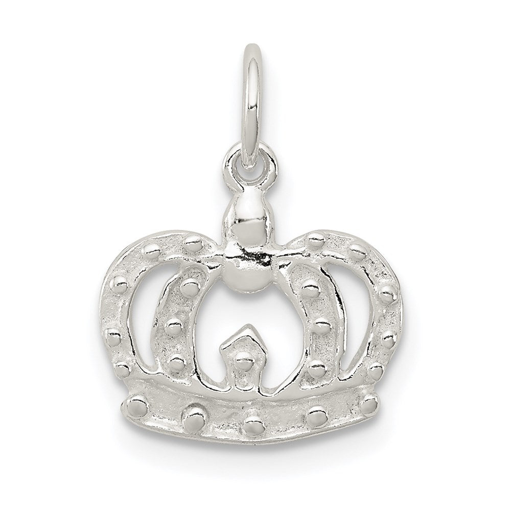 Solid;Polished;Flat back;Sterling silver