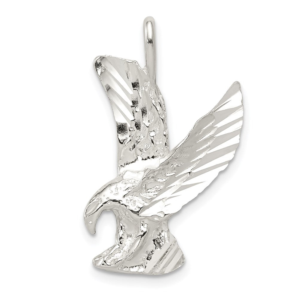 Solid;Casted;Diamond-cut;Polished;Sterling silver