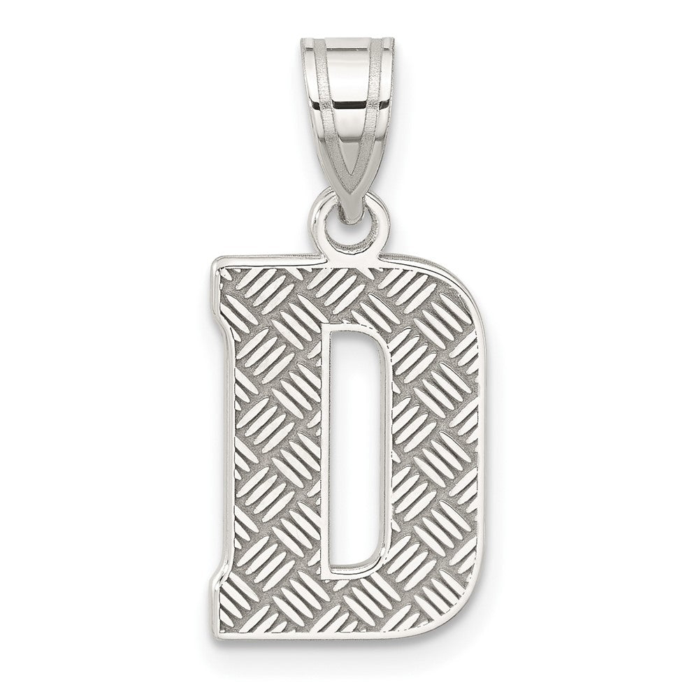 Solid;Casted;Polished;Sterling silver;Patterned;Fits up to 3mm