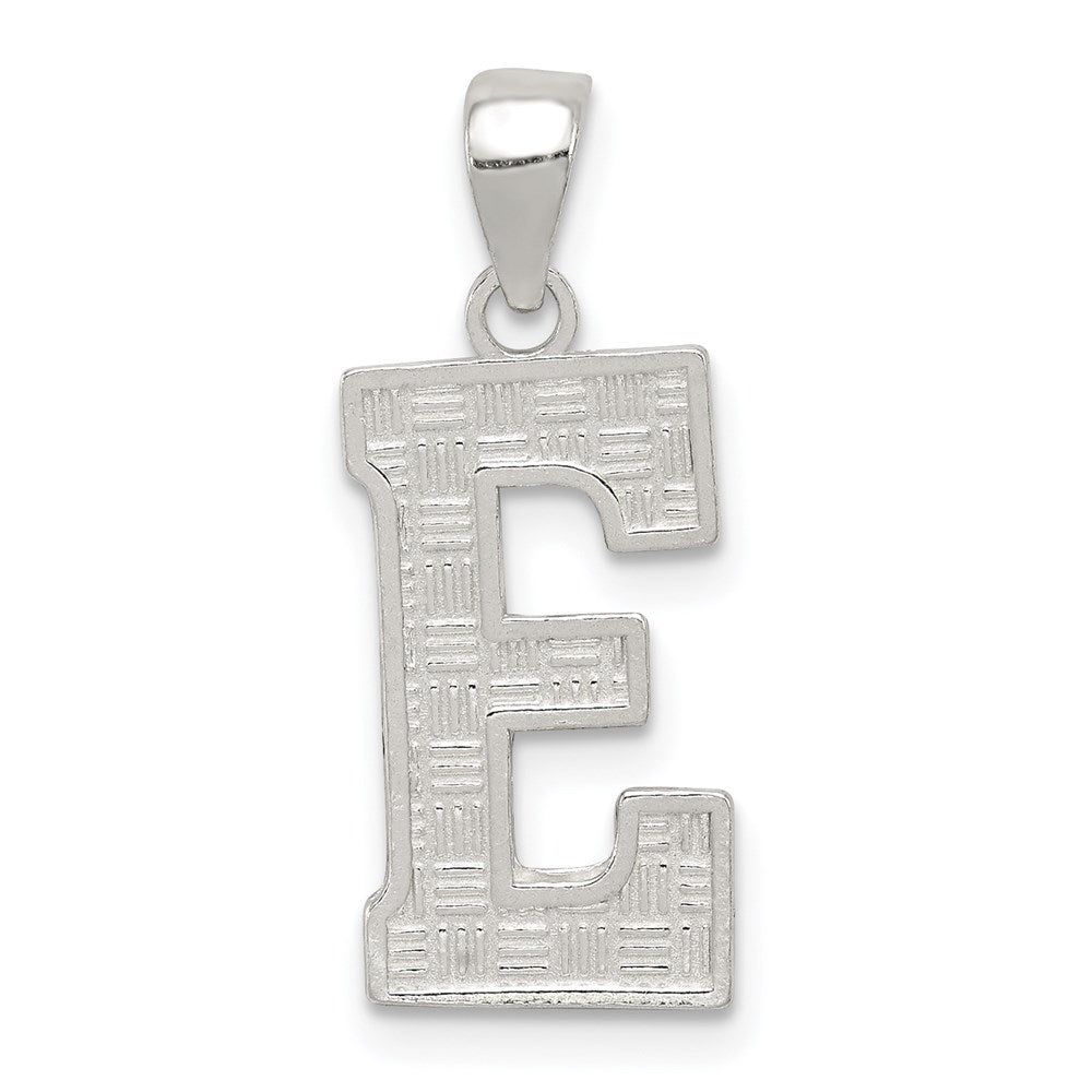 Solid;Casted;Polished;Sterling silver;Patterned;Fits up to 3mm