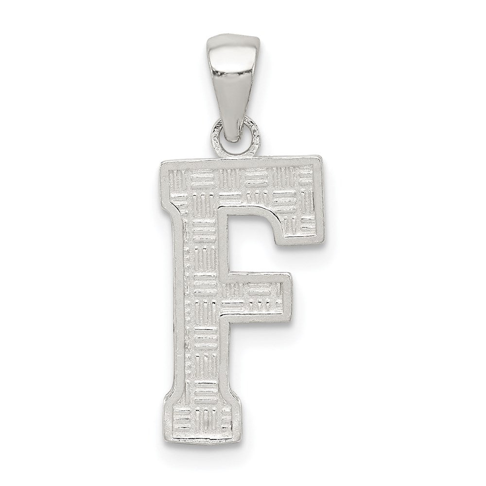 Solid;Casted;Polished;Sterling silver;Patterned;Fits up to 3mm