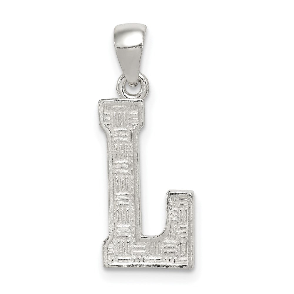 Solid;Casted;Polished;Sterling silver;Patterned;Fits up to 3mm