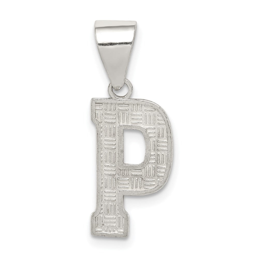 Solid;Casted;Polished;Sterling silver;Patterned;Fits up to 3mm