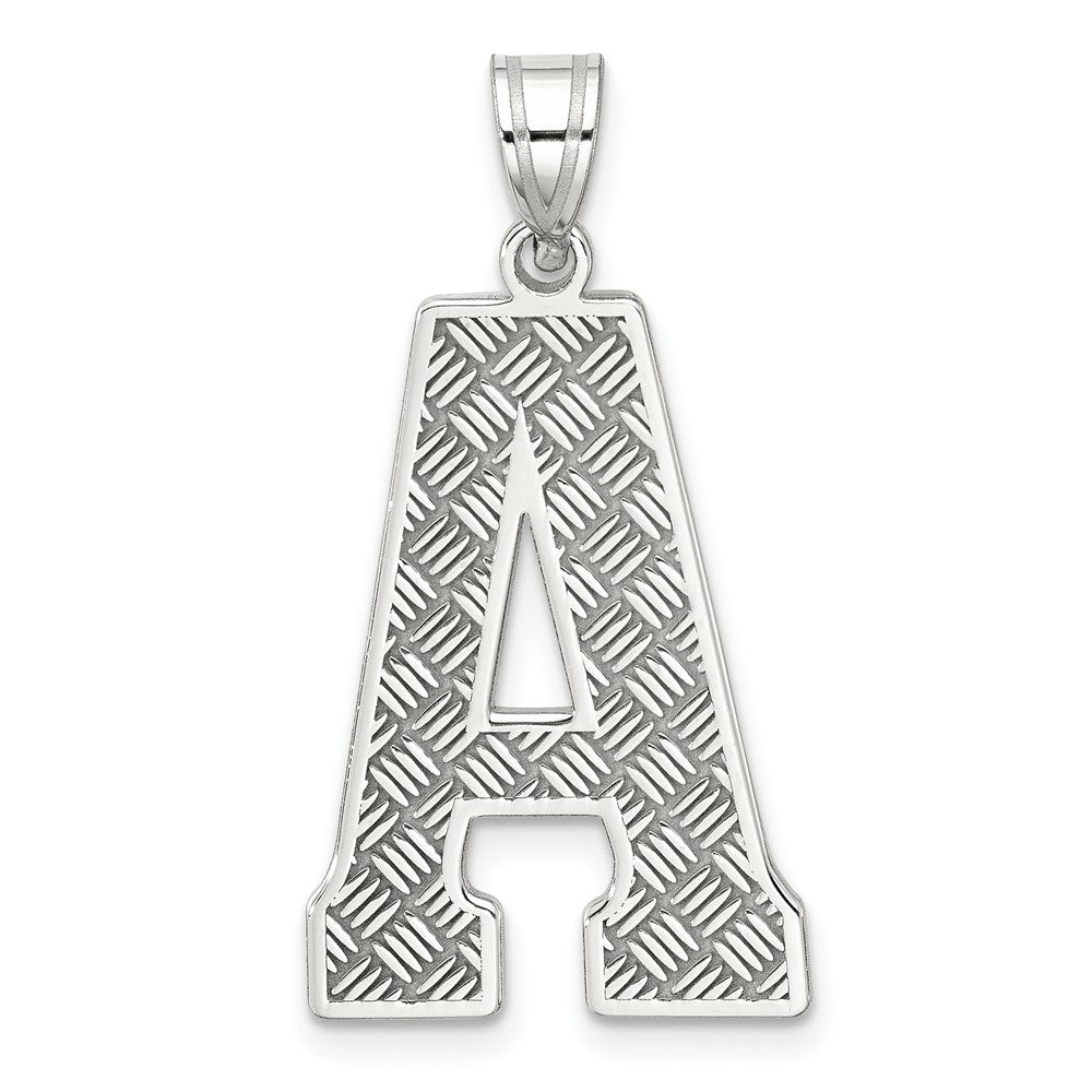 Solid;Casted;Polished;Sterling silver;Patterned;Fits up to 4mm