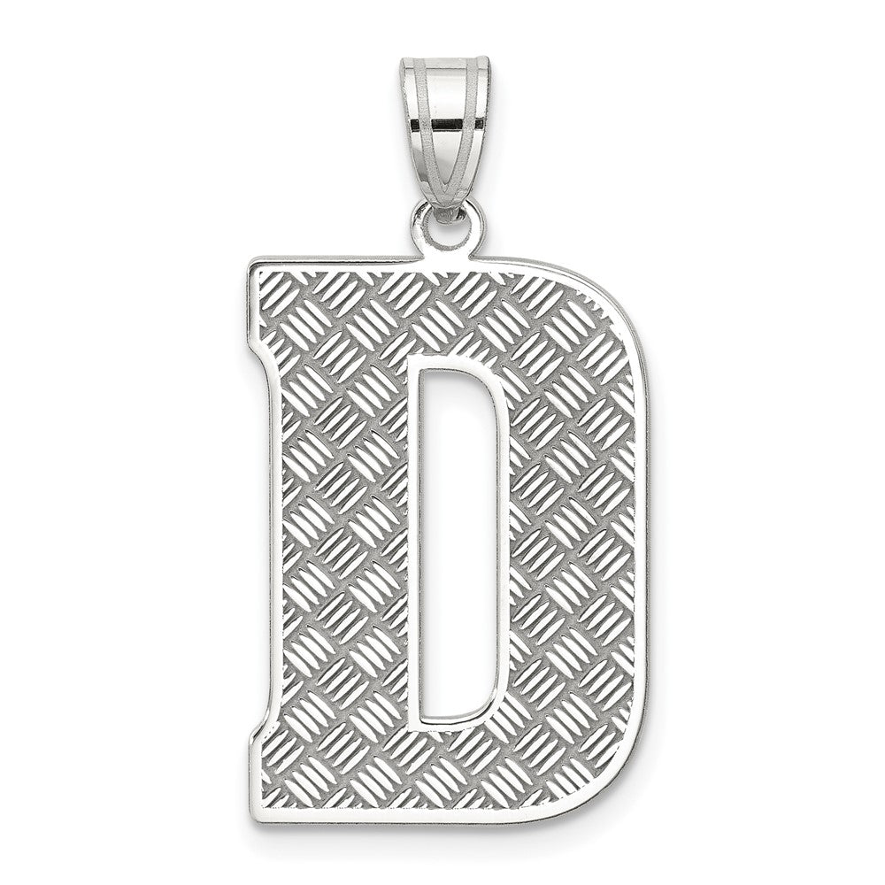 Solid;Casted;Polished;Sterling silver;Patterned;Fits up to 4mm