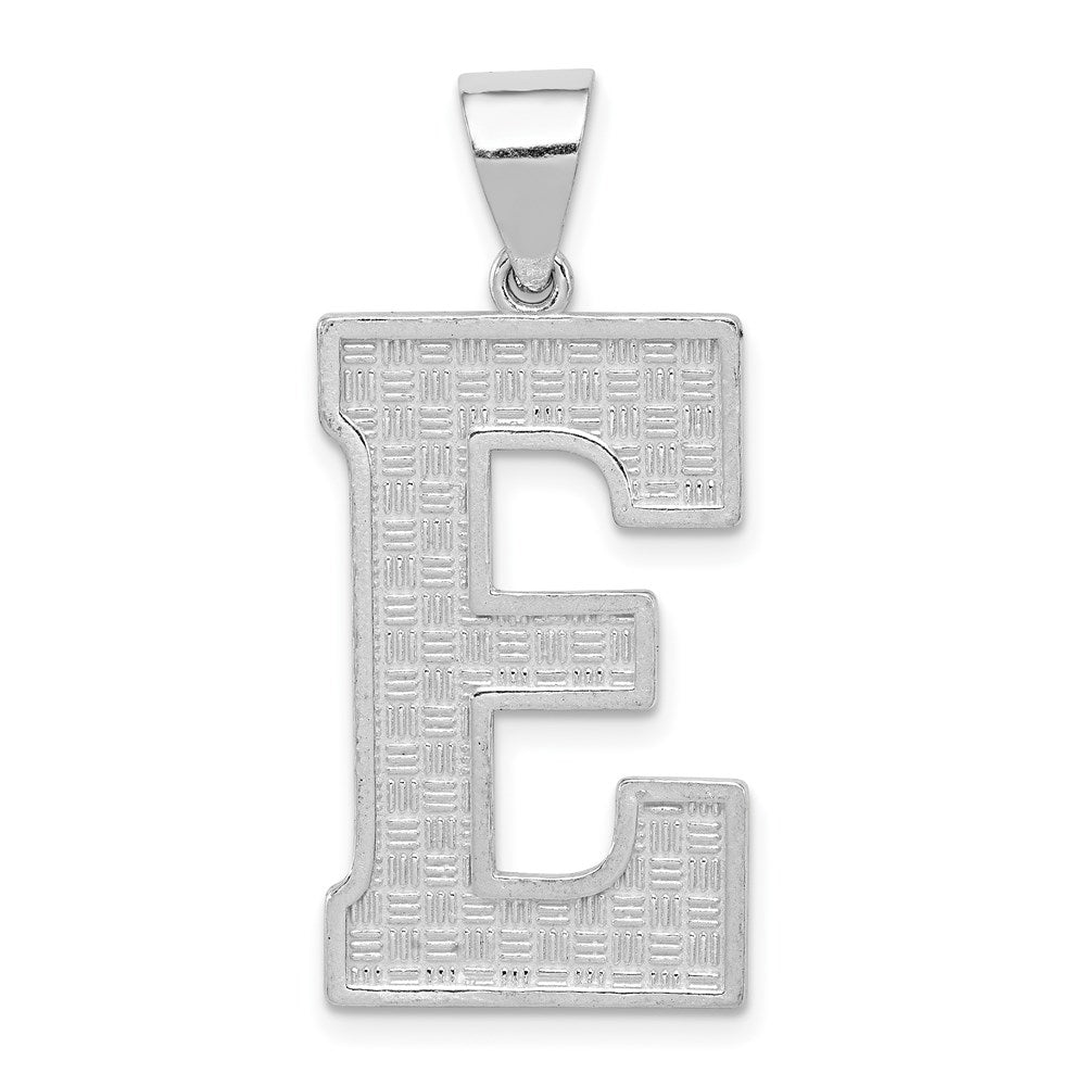Solid;Casted;Polished;Sterling silver;Patterned;Fits up to 4mm