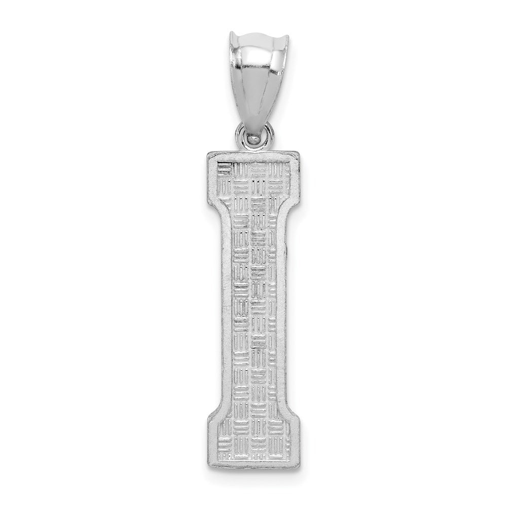 Solid;Casted;Polished;Sterling silver;Patterned;Fits up to 4mm