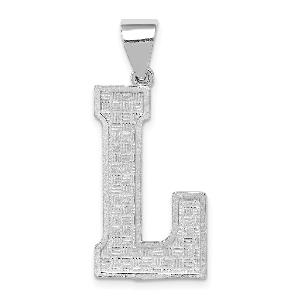 Solid;Casted;Polished;Sterling silver;Patterned;Fits up to 4mm