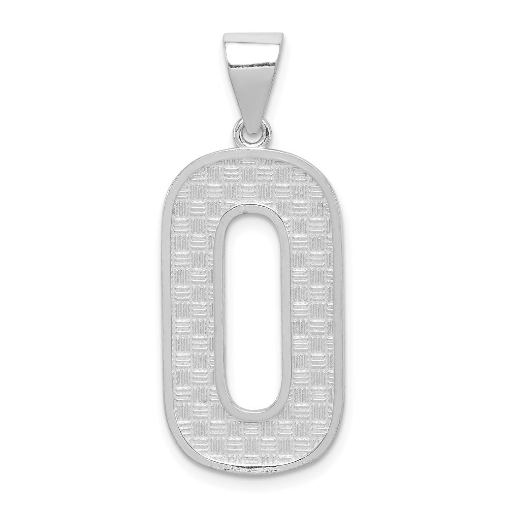 Solid;Casted;Polished;Sterling silver;Patterned;Fits up to 4mm