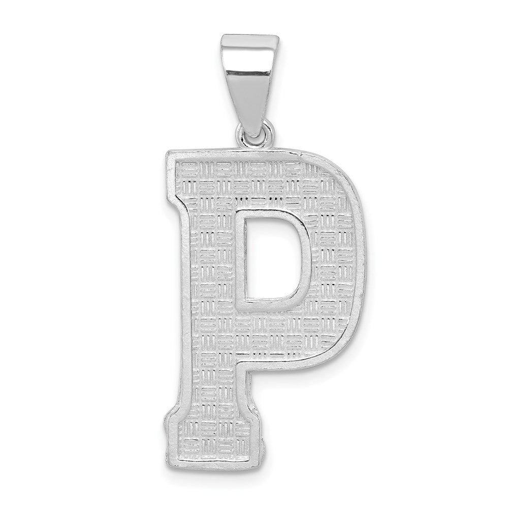 Solid;Casted;Polished;Sterling silver;Patterned;Fits up to 4mm