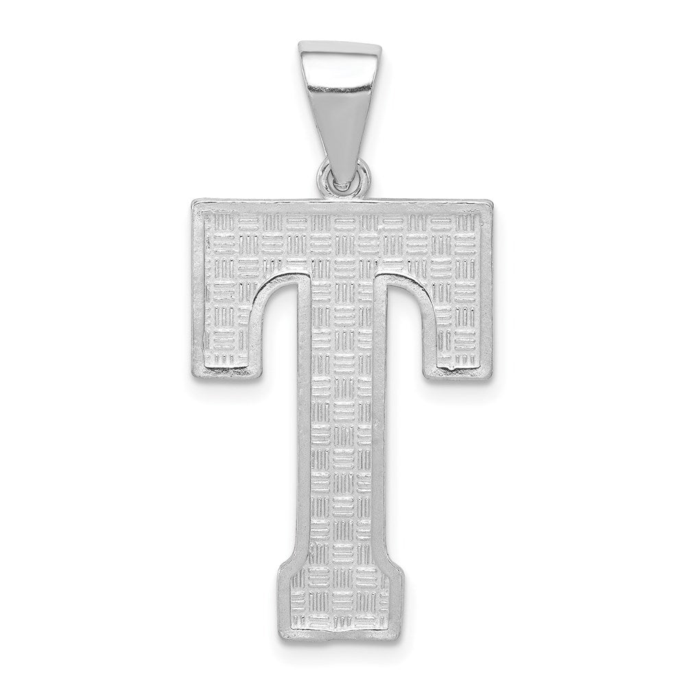 Solid;Casted;Polished;Sterling silver;Patterned;Fits up to 4mm