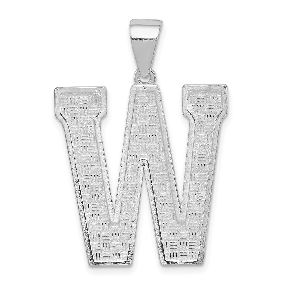 Solid;Casted;Polished;Sterling silver;Patterned;Fits up to 4mm