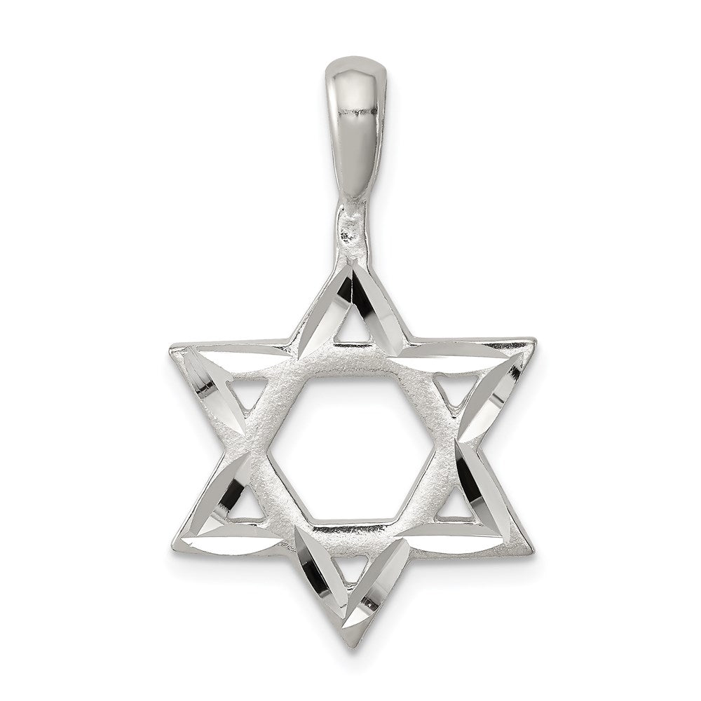 Solid;Diamond-cut;Polished;Sterling silver;Fits up to 4mm