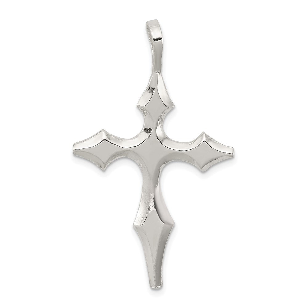 Polished;Open back;Sterling silver;Fits up to 4mm