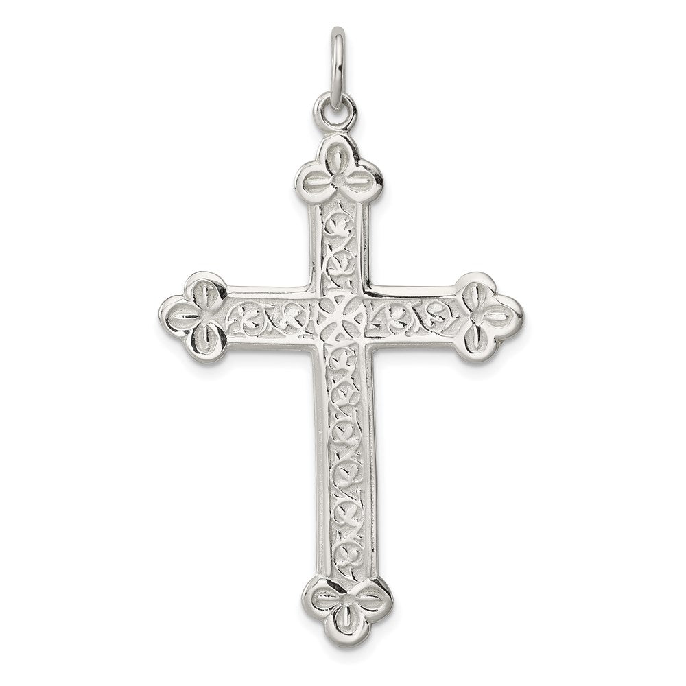 Solid;Polished;Flat back;Sterling silver;Textured