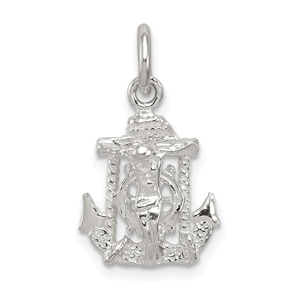 Solid;Casted;Diamond-cut;Polished;Sterling silver