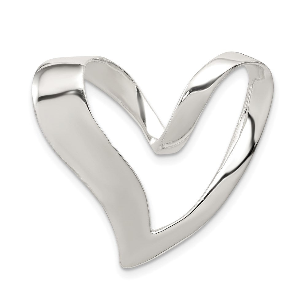 Solid;Casted;Polished;Sterling silver;No bail;Fits up to 8mm