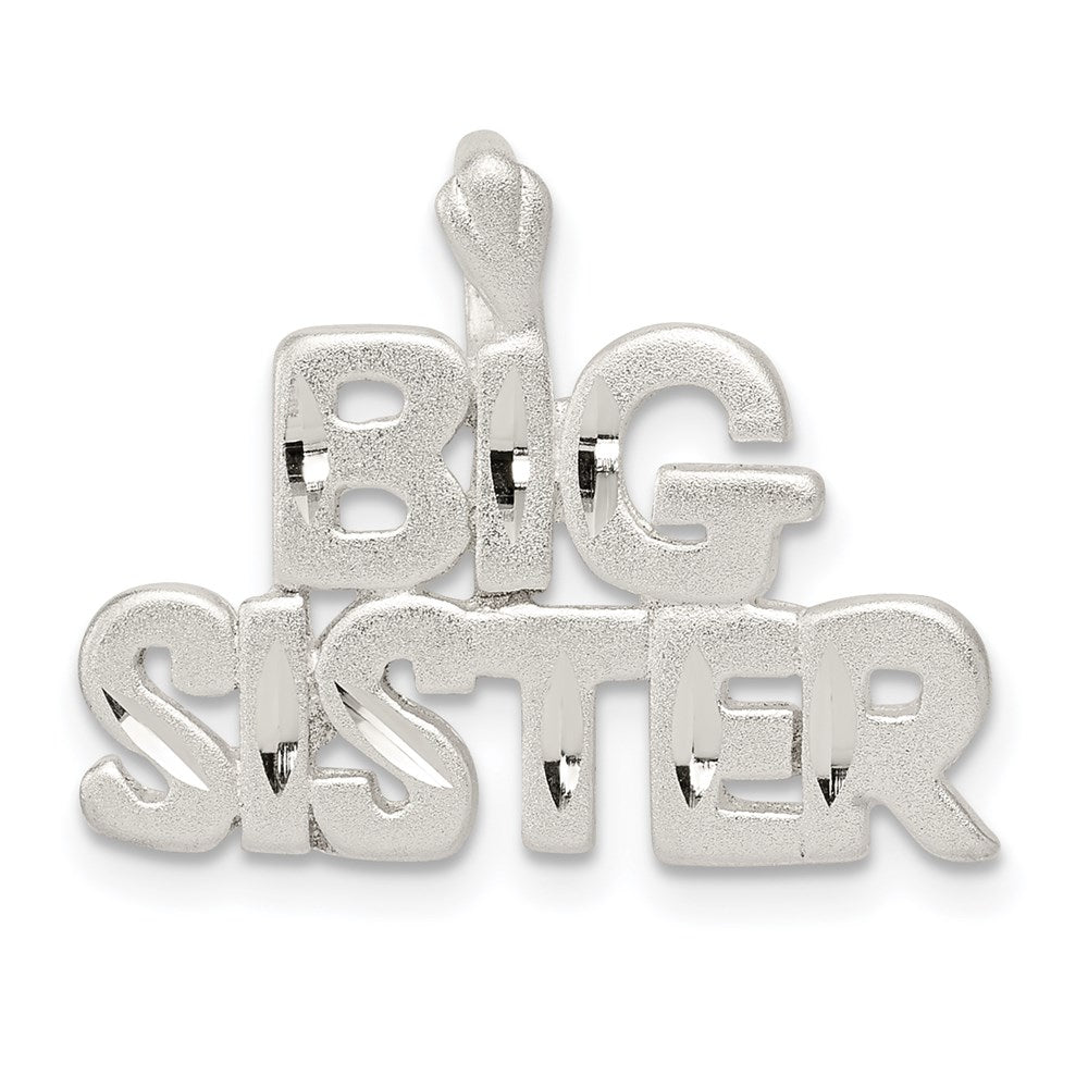 Solid;Casted;Diamond-cut;Satin;Sterling silver;Fits up to 4mm