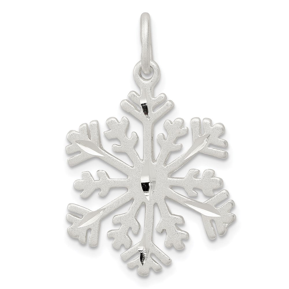 Solid;Casted;Satin;Sterling silver;Diamond Cut