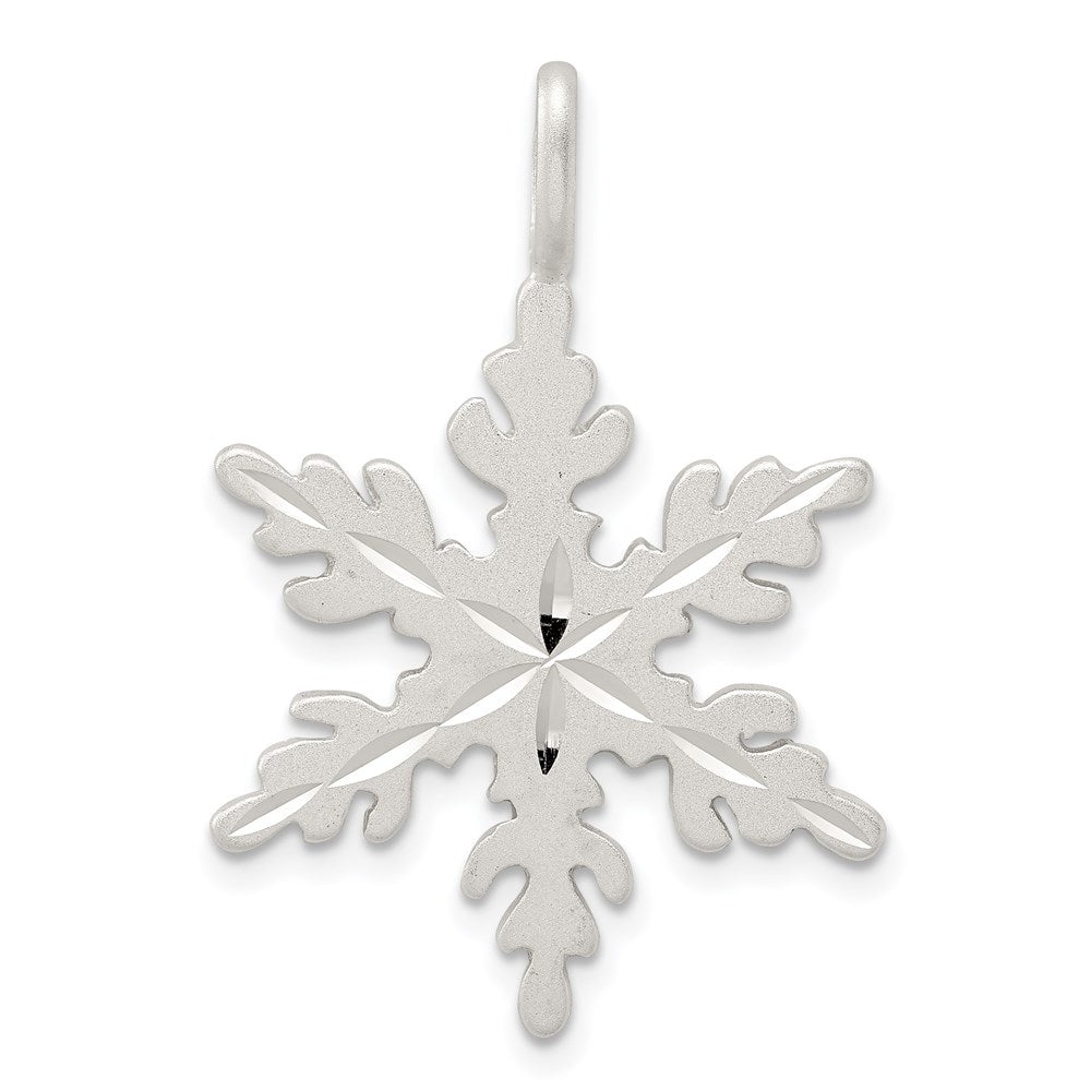 Solid;Casted;Satin;Sterling silver;Diamond Cut